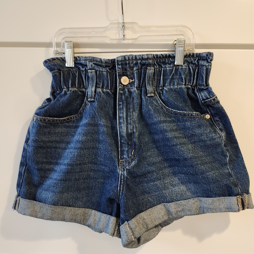 KanCan High-Waisted Blue Denim Shorts